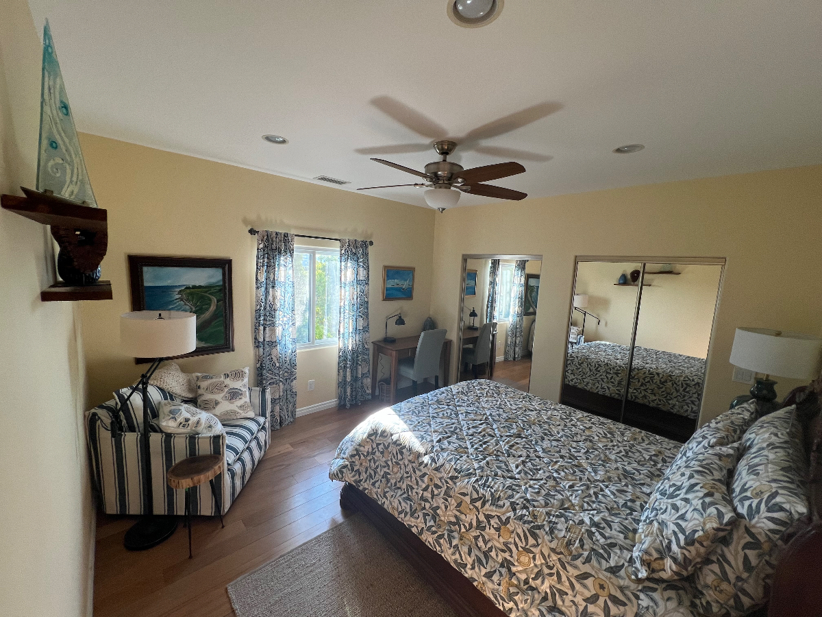 An Ocean Side room in a peaceful home