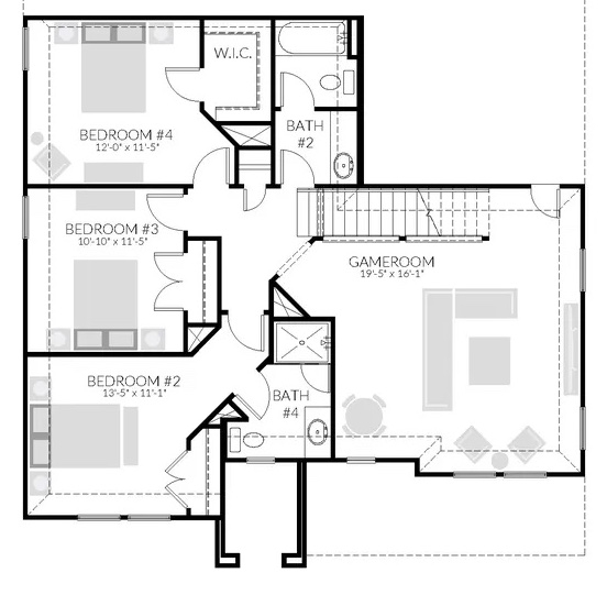 Room with shared bath