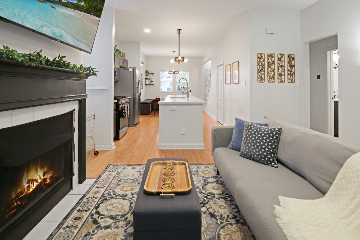 Furnished 3BR/2BA Near Downtown & Indy Hospitals | Office, Garage + Fenced Yard