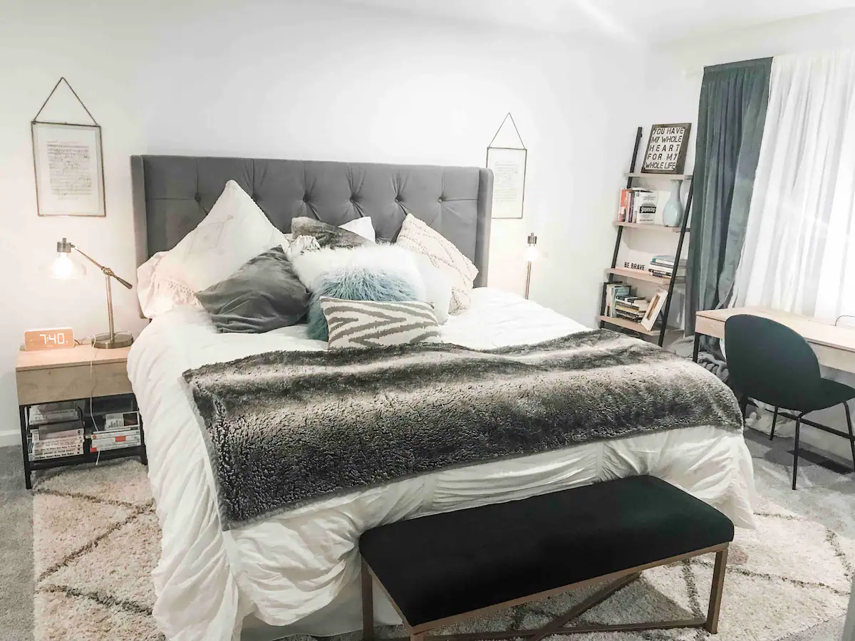 Master bedroom in Kirkland, Washington
