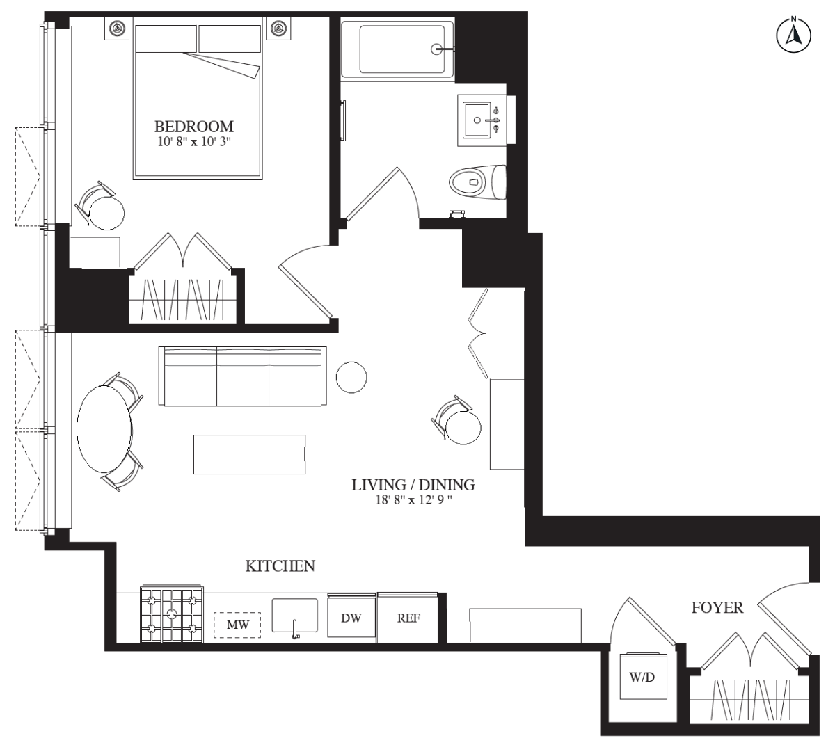 Gorgeous views, new finishes, luxury building w/ pool/sauna/hot tub/gym - Photo 10