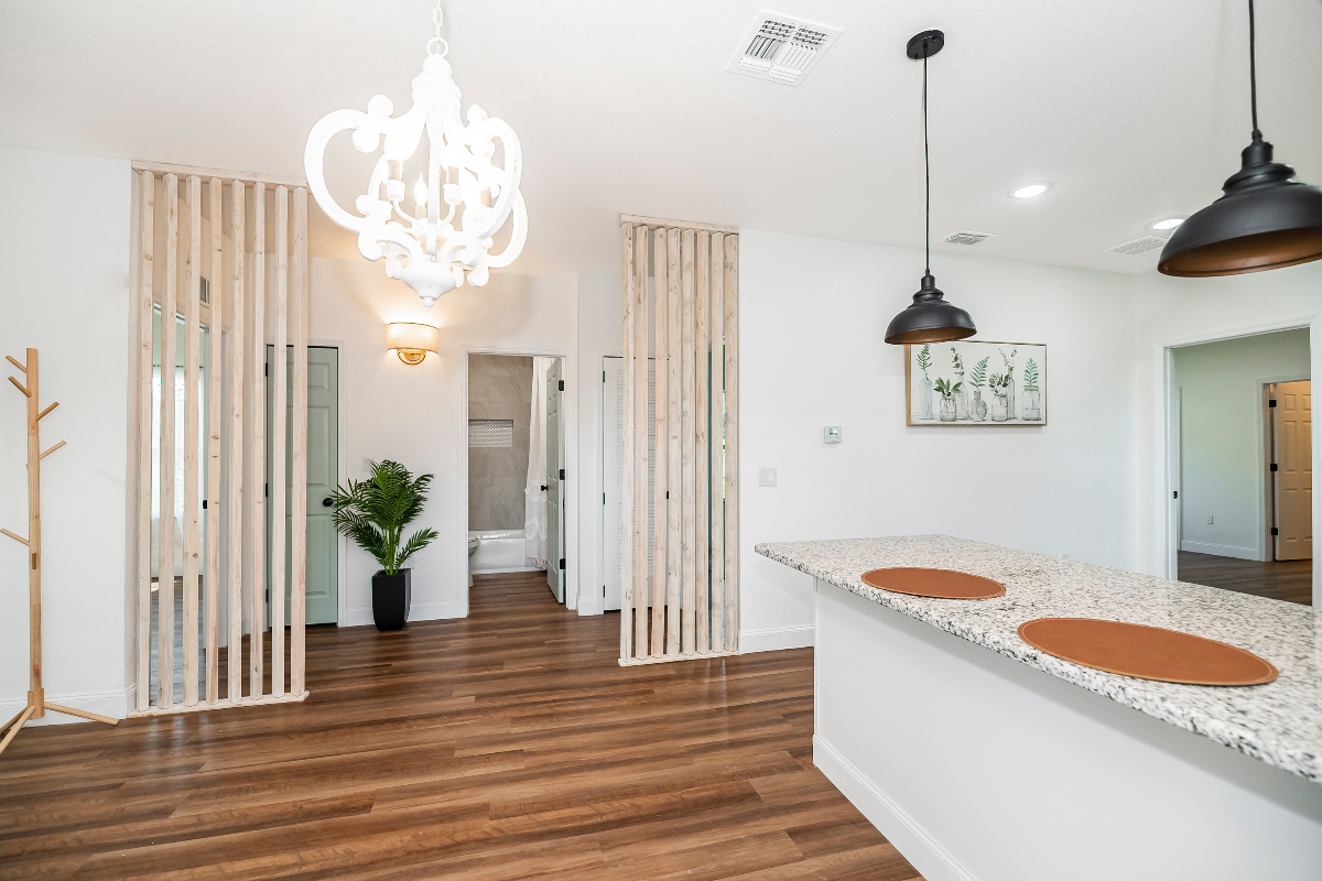 Clean, contemporary, peaceful sophistication and warmth for professionals