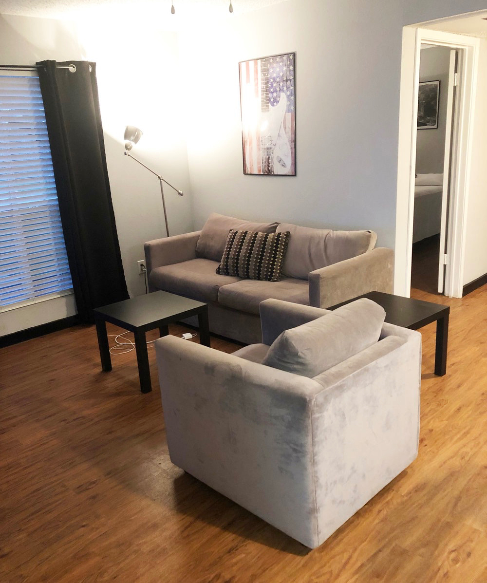 Charming Fully Furnished 2BR/1BR Apartment at Sandia Apartments With Pool, On-Site Laundry & More
