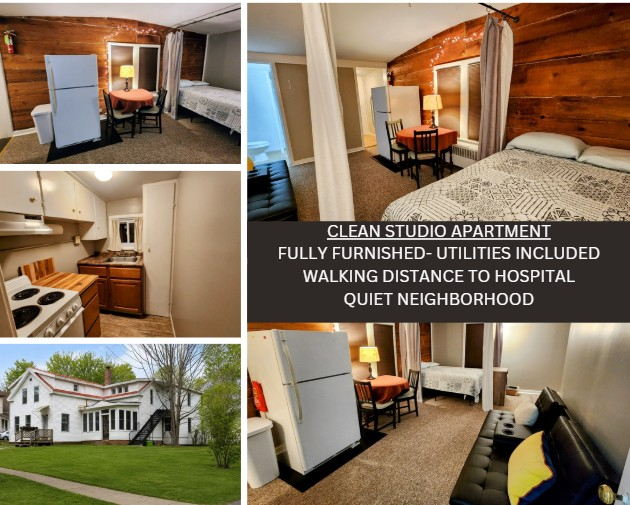 Availalbe 12/20/2026- Fully Furnished Studio 350 yards from the  hospital & downtown Potsdam NY - Photo 10