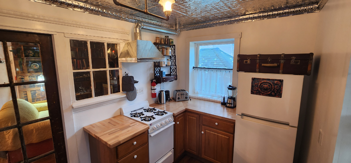 Quiet Carriage House, STEAMPUNK apt, 2 BR, 1 B, balcony, parking - Photo 9
