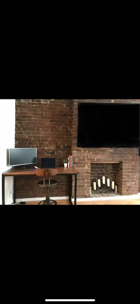 Brick Walled, Spacious Studio w/ in-unit washer/dryer - Photo 1