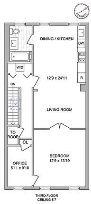 1 Bedroom plus Home Office in Picturesque South Park Slope - Photo 5