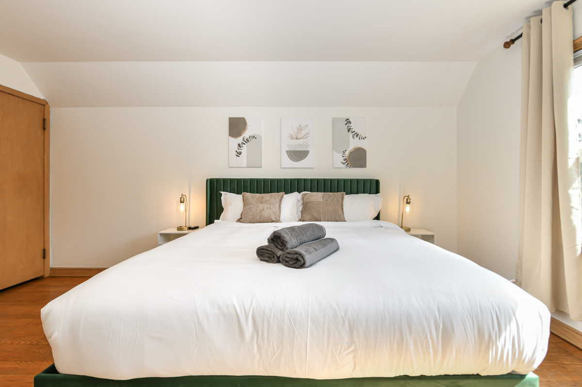 Central Spacious 1 Bedroom Apartment, King Bed , Pet-Friendly, Free Car Garage - Photo 9