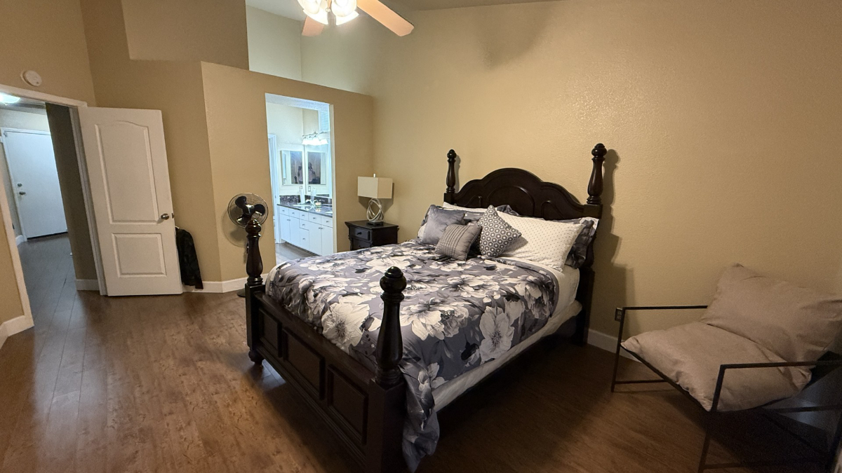 Spacious Master Suite with Backyard Access
