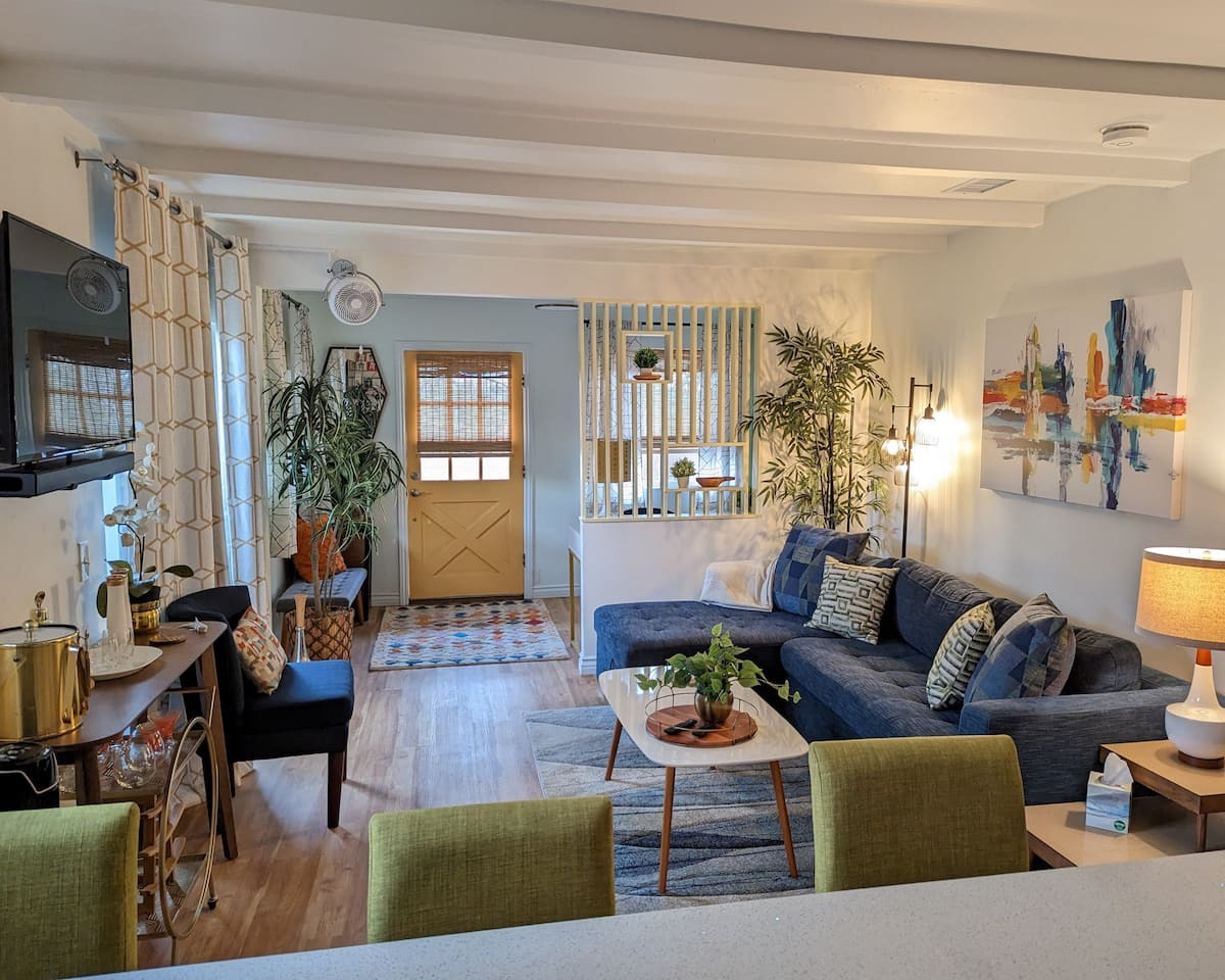 Charming 2BR Apartment w/ Modern Furnishings & Wrap-Around Patio -- Prime Location - Photo 1