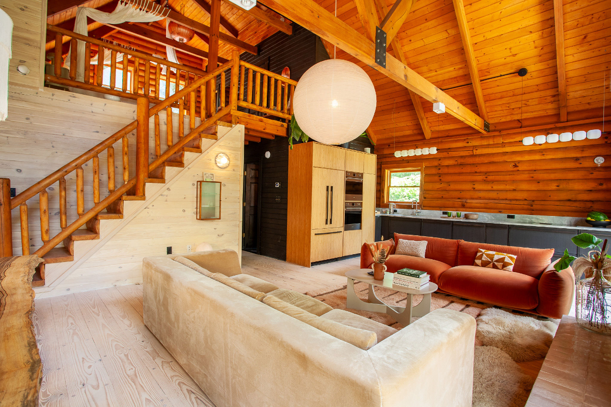 The Meander House - Design Log Cabin on Large Stream - Photo 9
