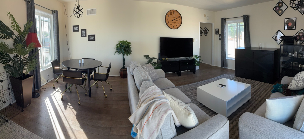 1-Bed Gated Upstairs Apartment with In-Unit Laundry, Home Office, and Fruit Tree Courtyard Access - Photo 6