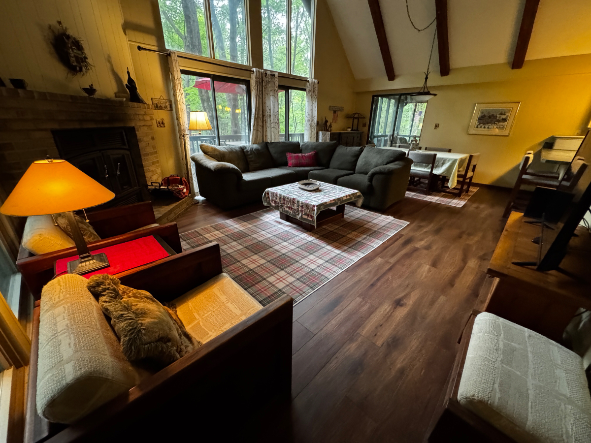 3BR Wooded Cabin w/Hot Tub and Firepit - Photo 7
