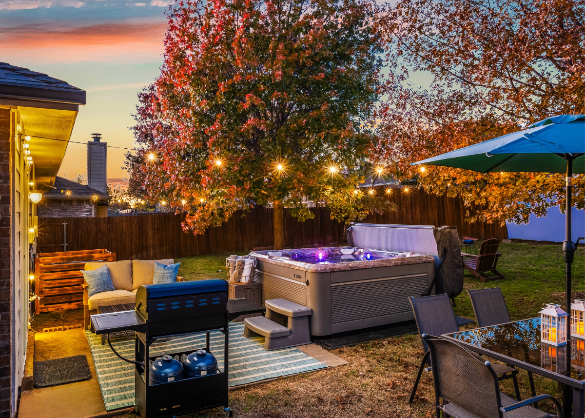 The Denim & Blues Retreat - Hot Tub & Backyard Oasis - McKinney/Frisco near Hospitals - Photo 6