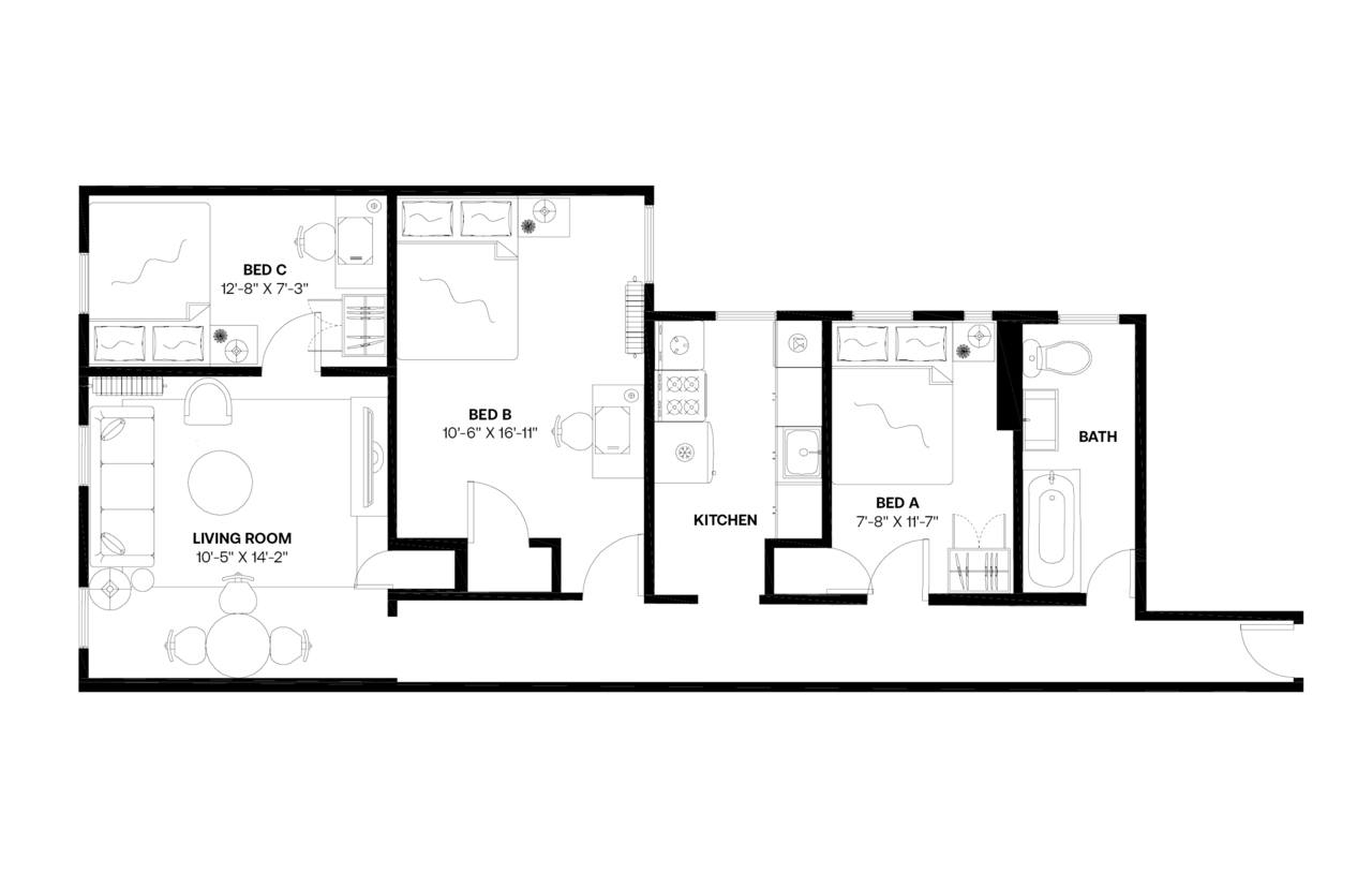 Private Bedroom in Hamilton Heights 595 A - Photo 10