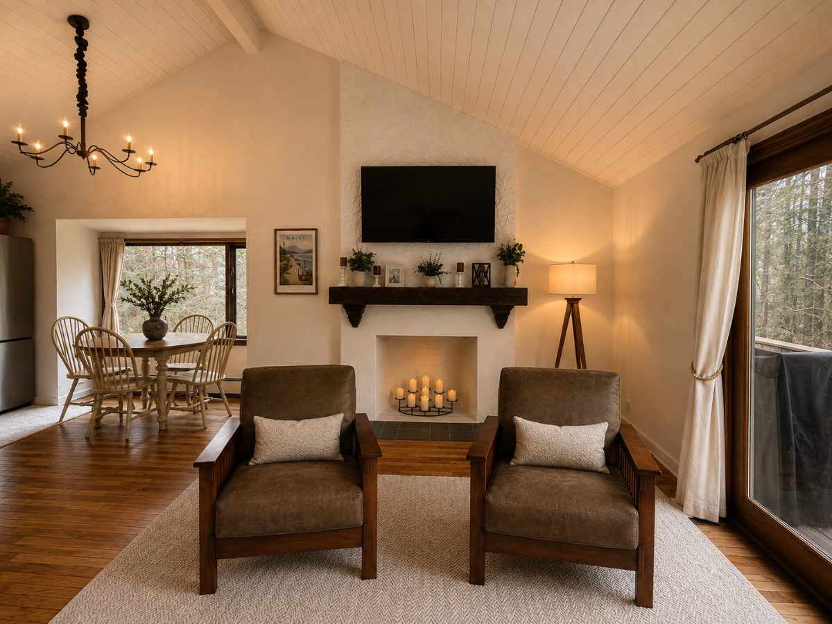 Bright, Stowe Chalet Apartment with Peekaboo Mountain Views - Photo 12