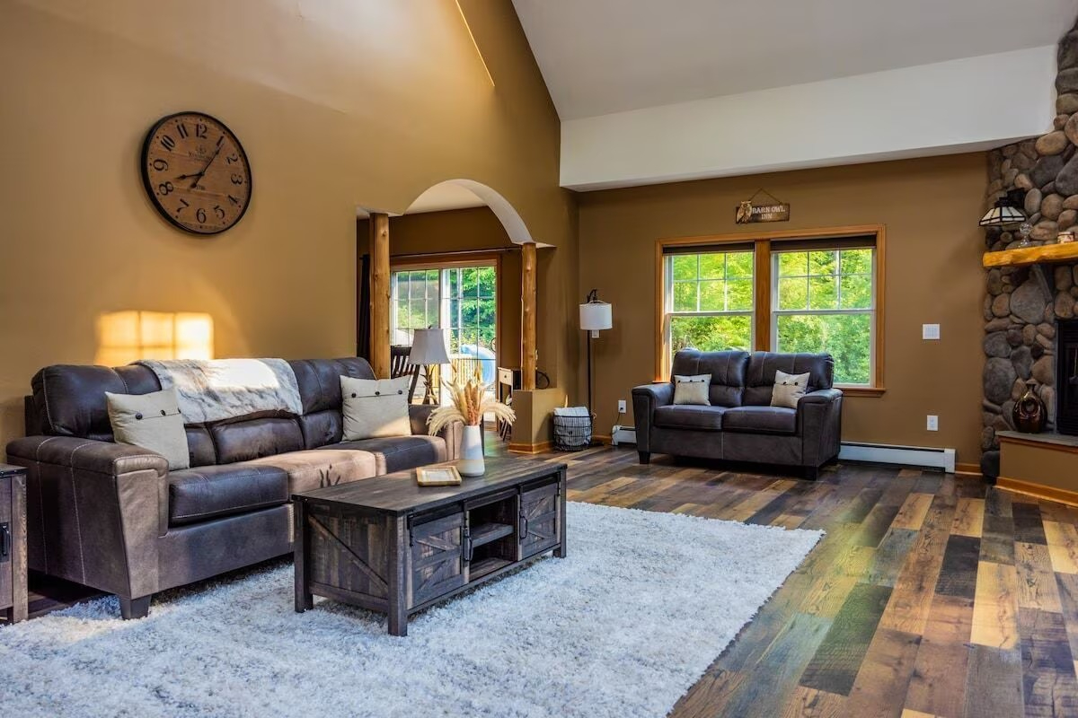 Inviting 3-BR Adirondack Lodge with Private Pool, More Amenities & Spacious Outdoor Living Near Lake - Photo 5