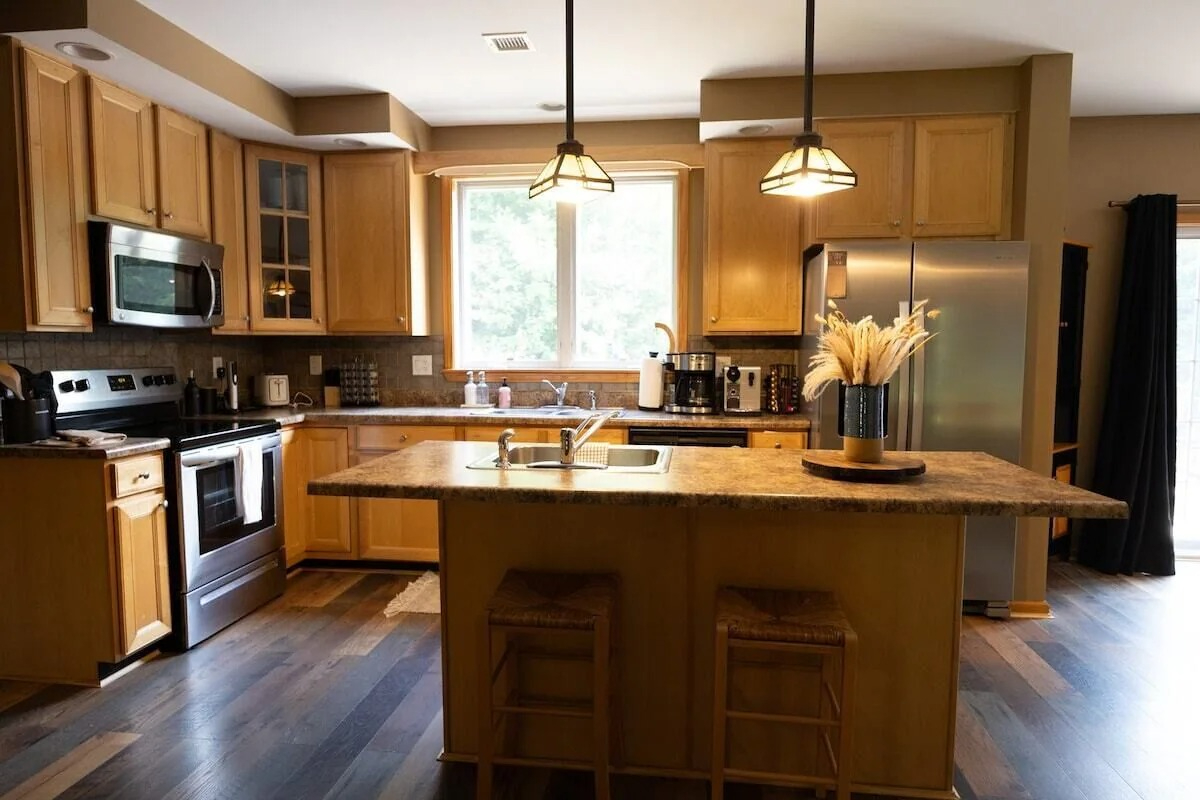 Inviting 3-BR Adirondack Lodge with Private Pool, More Amenities & Spacious Outdoor Living Near Lake - Photo 8