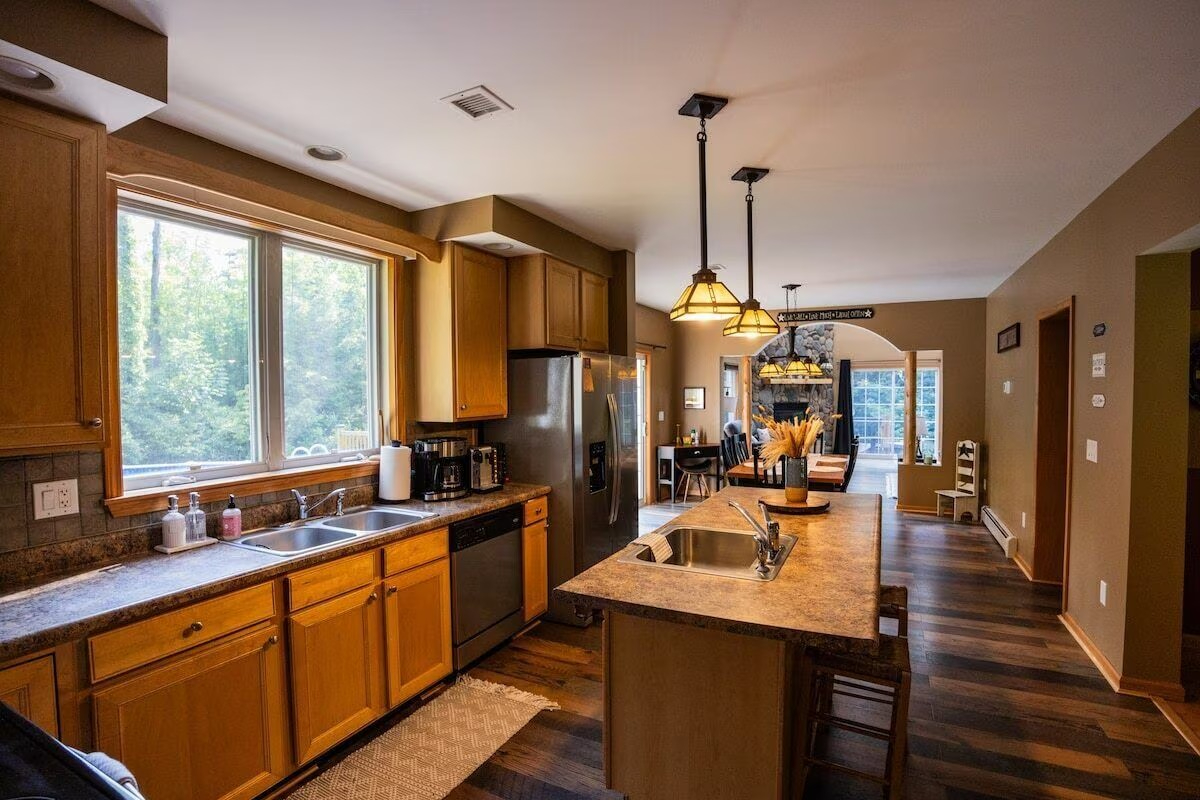 Inviting 3-BR Adirondack Lodge with Private Pool, More Amenities & Spacious Outdoor Living Near Lake - Photo 9