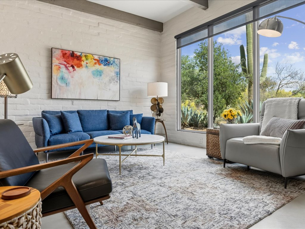 Modern Adobe Home with Open Layout and Scenic Surroundings within the Catalina Foothills Estates # 7 - Photo 2