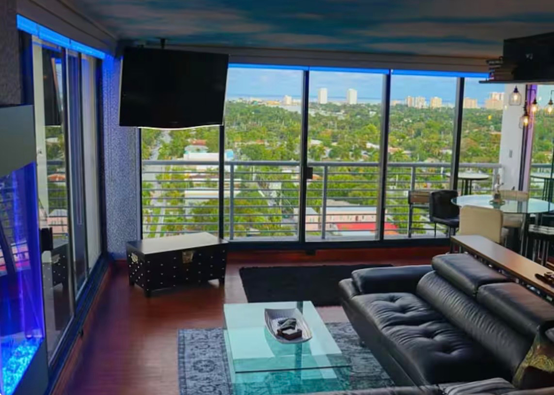 All Glass Fully furnished with terrace Ocean view