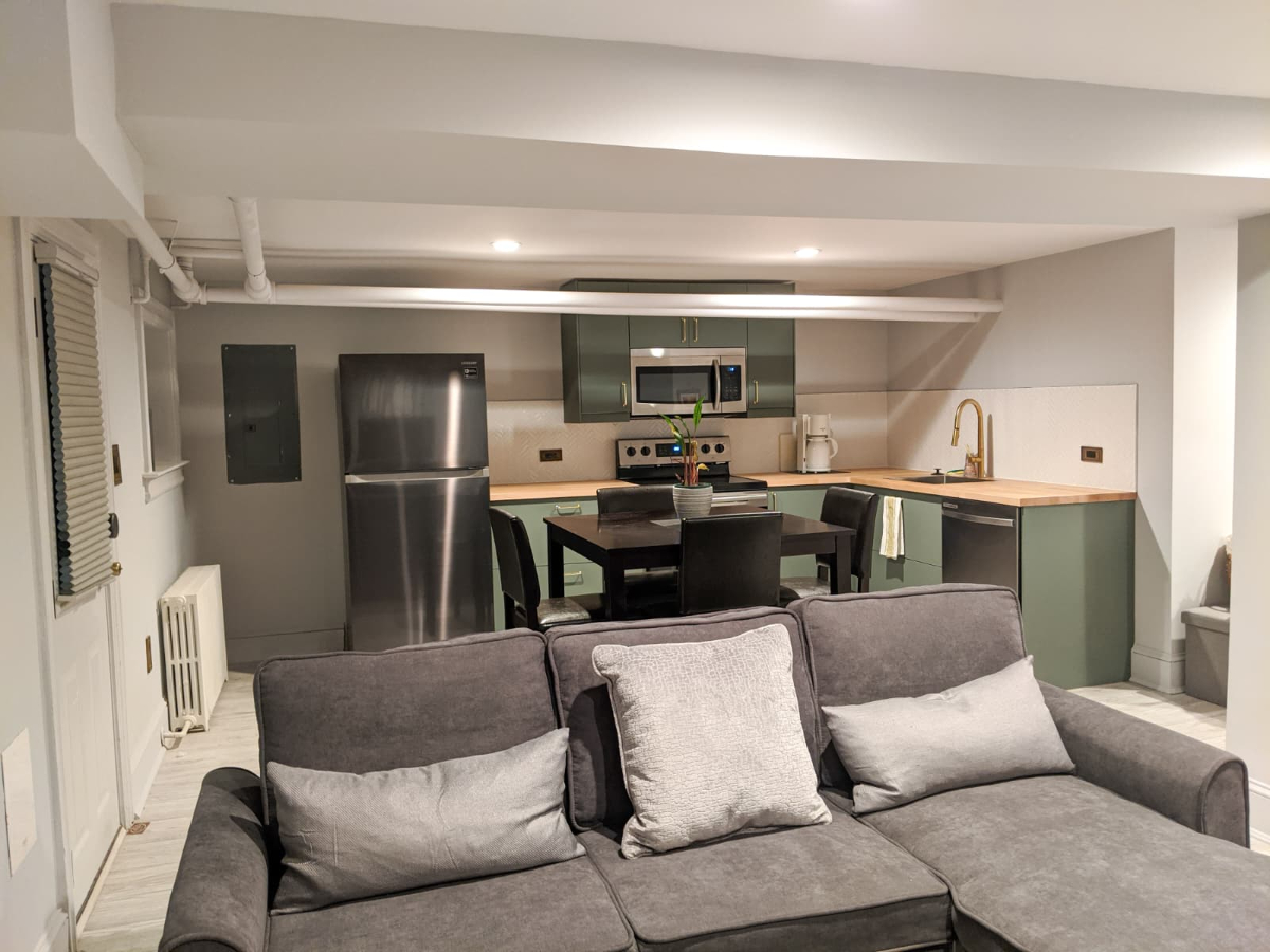 Renovated English Basement - centrally located with parking - Photo 4