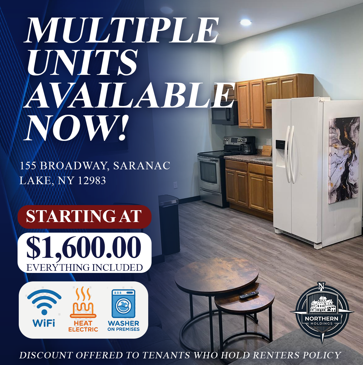 Fully Furnished All-Inclusive Saranac Lake Stay in Prime Downtown Location - Photo 7