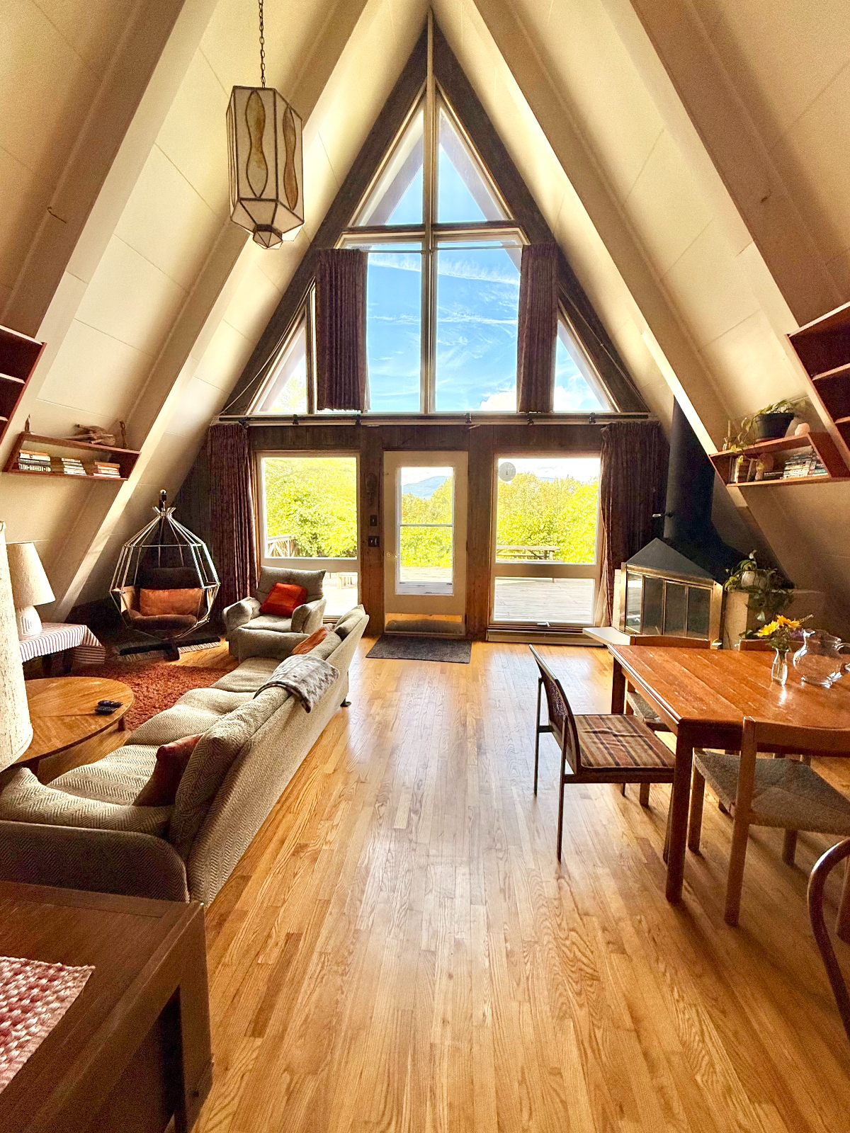 The Birdhouse - 1965 A-Frame with Mountain Views, Sauna, Hot Tub, Fire Pit, Stream - Photo 2
